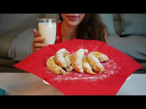 ASMR | Eating Walnut Rolls | EATING SOUNDS | No Talking | Lady M. ASMR