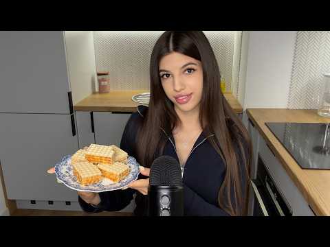 4K | Crunchy Waffle ASMR for Sleep 🤍