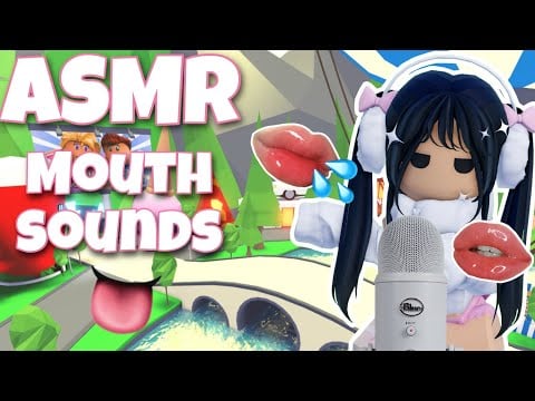 Roblox ASMR ∼ playing adopt me! sticky mouth sounds + tongue swirls 👄 (VERY tingly)