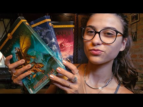 ASMR LIVROS DA MINHA ADOLESCÊNCIA💕