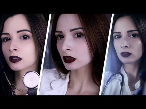 3 in 1 ASMR Deutsch Cranial Nerve Exam 🧛‍♀️ Vampir Arzt Roleplay (Soft Spoken ASMR)