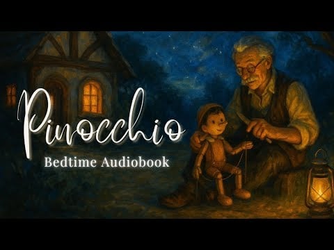 Long Relaxing Bedtime Story – PINOCCHIO | Entire Audiobook for Sleep | 5 Hours of Soothing Narration