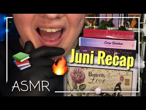 ASMR Lesemonat Juni Wrap Up - Reading Update! 📚📖 (Deutsch/German)