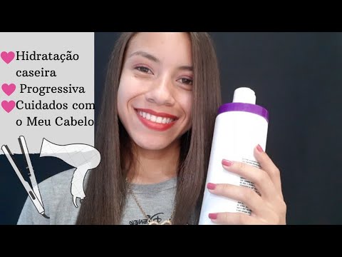 (ASMR PORTUGUÊS)Cuidados com o Cabelo| Progressiva em casa+Hidratação Caseira