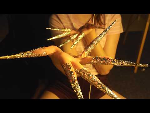 ASMR | plucking your negative energy...