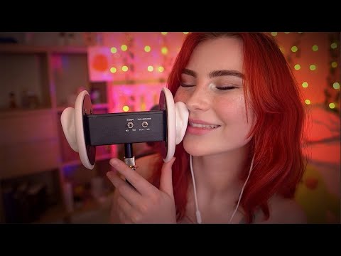 ASMR Personal Ear Attention ~ Delicate Ear to Ear Whispers, Triggers & Visuals