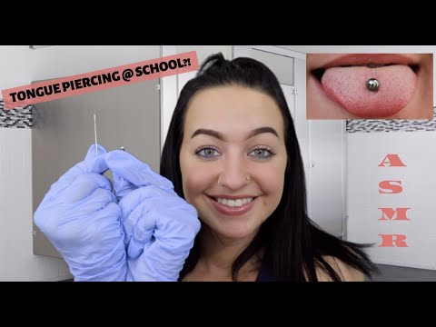 [ASMR] Popular Girl Pierces You At School RP