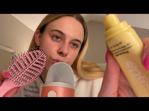 asmr doing your skincare🧴💕🫧 (mouth sounds, personal attention, lid sounds, and more)