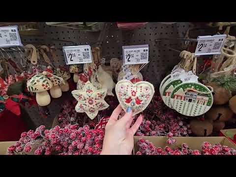 Walmart Christmas Ornaments Walk-Through 2025 (Soft Spoken)