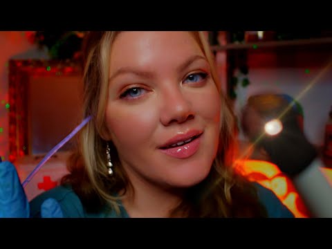ASMR Ear Massage, Otoscope Inspection, Auricular Palpation for Your Cranial Nerve