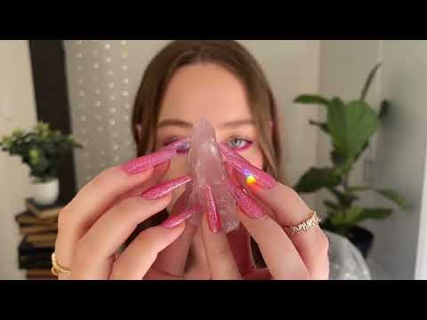 *one minute asmr* fast tapping on pink objects (no talking)