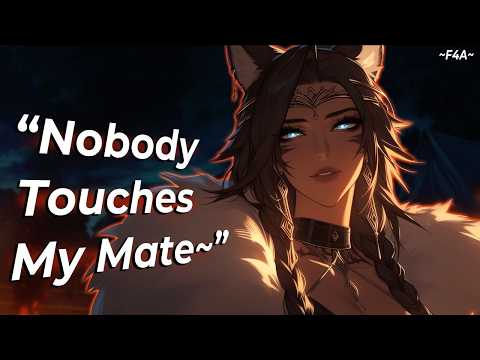 The Werewolf Queen Shields You from Her Rivals~ 🐺| Kisses & Fierce Protection | ASMR Roleplay | F4A