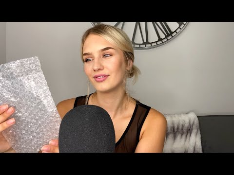 ASMR Bubble Wrap - Plastic Crinkles, Tapping, Scratching & Popping