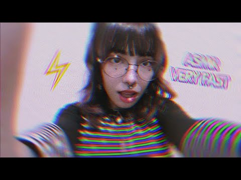 ASMR FRENÉTICO PARA QUEM GOSTA DE TRIGGERS RÁPIDOS! | VERY FAST ⚡