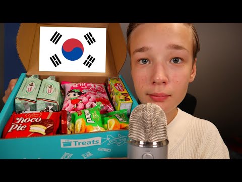 ASMR Mukbang | Trying Snacks From South Korea🇰🇷 | Try Treats