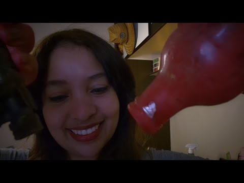 ASMR Massagem e Relaxamento nas pernas, costas, pés| Aliviando dores e inchaços da mamãe gestante🤰🌙🌿