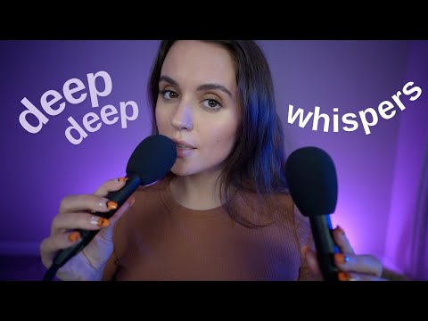 ASMR deep whispers to help you fall asleep fast 💤