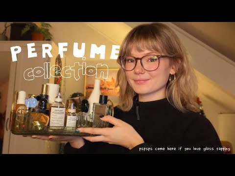 ASMR Perfume Collection 🌹✨ (soft whispers, glass tapping)