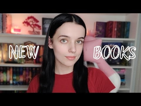 ASMR | BOOK HAUL (tapping, scratching, rambling)
