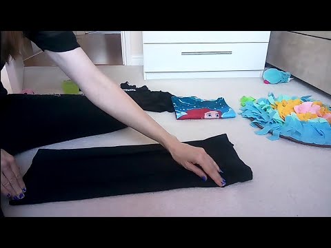 Super Relaxing Top Tshirt Folding Laundry Ariel Asmr