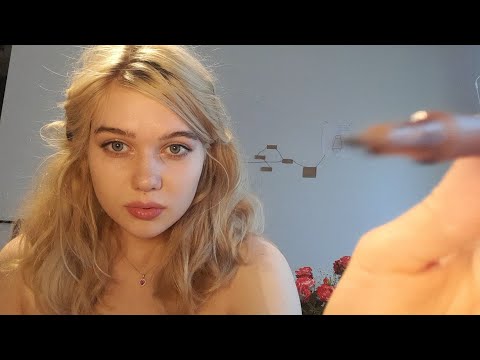 ASMR friend does ur makeup for a date