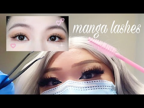 ASMR Doing Your Douyin/Manga Eyelash Extensions For A Date! 💆🏼‍♀️💗👁