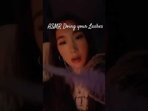 ASMR Slow and gentle lash application #asmr #relax #asmrvideos