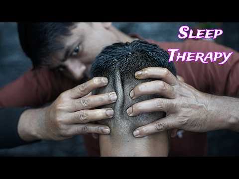 Experience the Magic of Oily ASMR Head Massage | Forehead Tapping & Head Scratching ASMR Massage