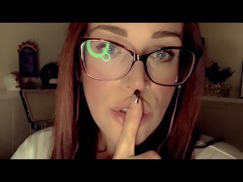 ASMR| Shhhh 🤫 with my finger over my mouth. 👄 #asmr #shhhh