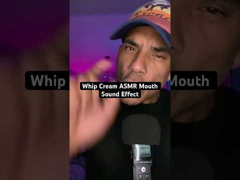 WHIP CREAM ASMR SOUND EFFECT #asmr #funny #comedy #tingles #asmrtingles