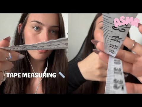 ASMR Measuring You with Tape | Personal Attention & Precision Sounds
