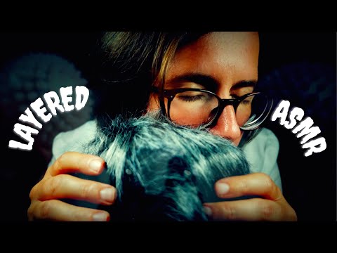 ASMR Layered but it's the tingliest combination ever - wet Mouth sounds and brain melting triggers