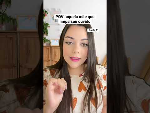 POV: aquela mãe que limpa seu ouvido #humor #shorts