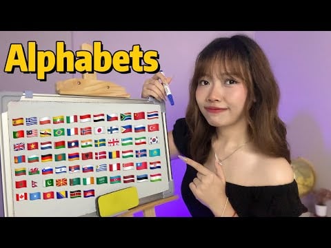 ASMR Say and Write ‘Alphabets’ in 70+ Different Languages (3 hours for sleep)
