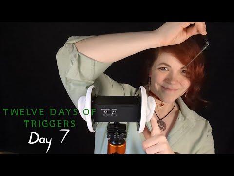 ASMR - Cleaning Webs from Your Ears - No Gloves, Soft Spoken - Day 7 of 12 Days of Triggers