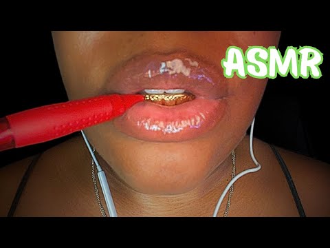 ASMR PEN NOMS FROM HOOD GIRLFRIEND | NO TALKING