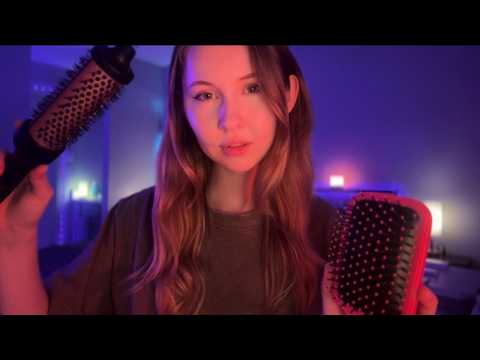 ASMR~Playing With Your Hair & Rambling Until You Fall Asleep😴💆🏻‍♀️