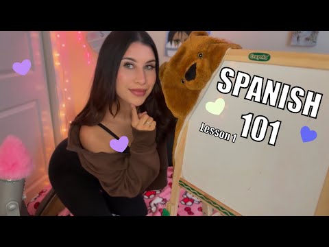 Spanish For Beginners ASMR | Lesson 1