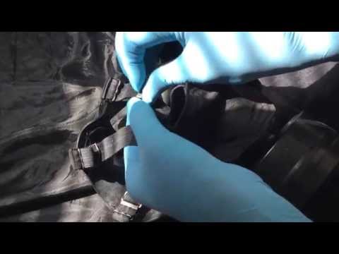 Gasmask with Blue Latex Gloves   [[ASMR]]