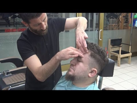 ASMR SLEEP MASSAGE = NECK CRACK = head,back,ear,neck,wire,face,energy massage=TURKISH BARBER MASSAGE