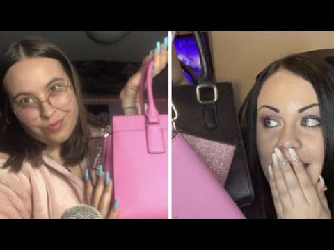Purse Tapping Collab w/ Alexi ASMR ! *whispering*