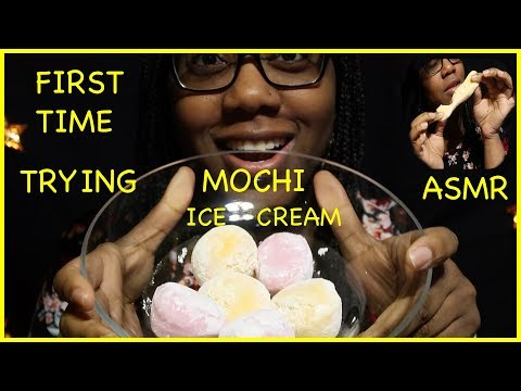 ASMR | Eating MOCHI Ice Cream for the First Time