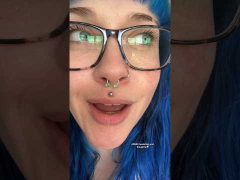 ASMR measuring your thoughts💭full on✅⏰ #shorts #asmrmeasuring #personalattention #asmr