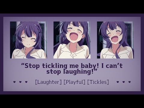 Distracting your girlfriend with tickles [ASMR Girlfriend RP F4A] [Laughter] [Playful] [Tickles]