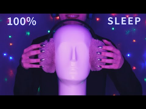 ASMR Brain Melting Head Mic Scratching , Tapping & Massage😴for INSTANT Sleep ⚠ INTENSE! ⚠ No Talking