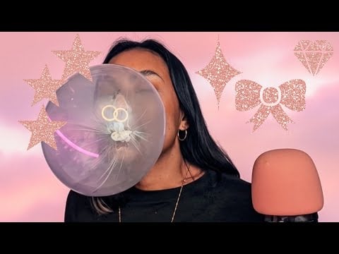 ASMR No Talking Bubblegum Video , Chewing Mouth Sounds , Tingles For Sleep