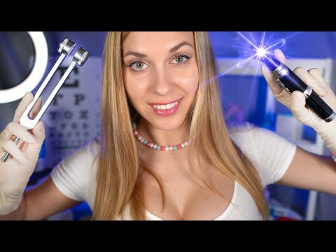 ASMR There is something In Your Ear (Ear Exam, Ear Cleaning & Hearing Test) Whispered roleplay