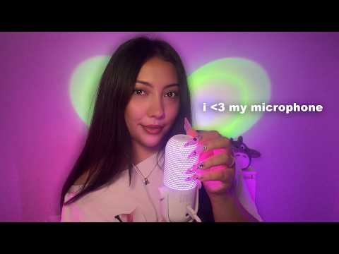 i was testing a microphone and fell in love with it so here is 1 HOUR of ASMR