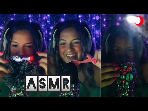 ASMR LIVE #3 💁🏻‍♀️☂️🪻 — bugs, spider web, spoon, mouth sounds, & plucking!