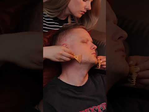 He was literally gone in minutes... 😴💛  #asmr